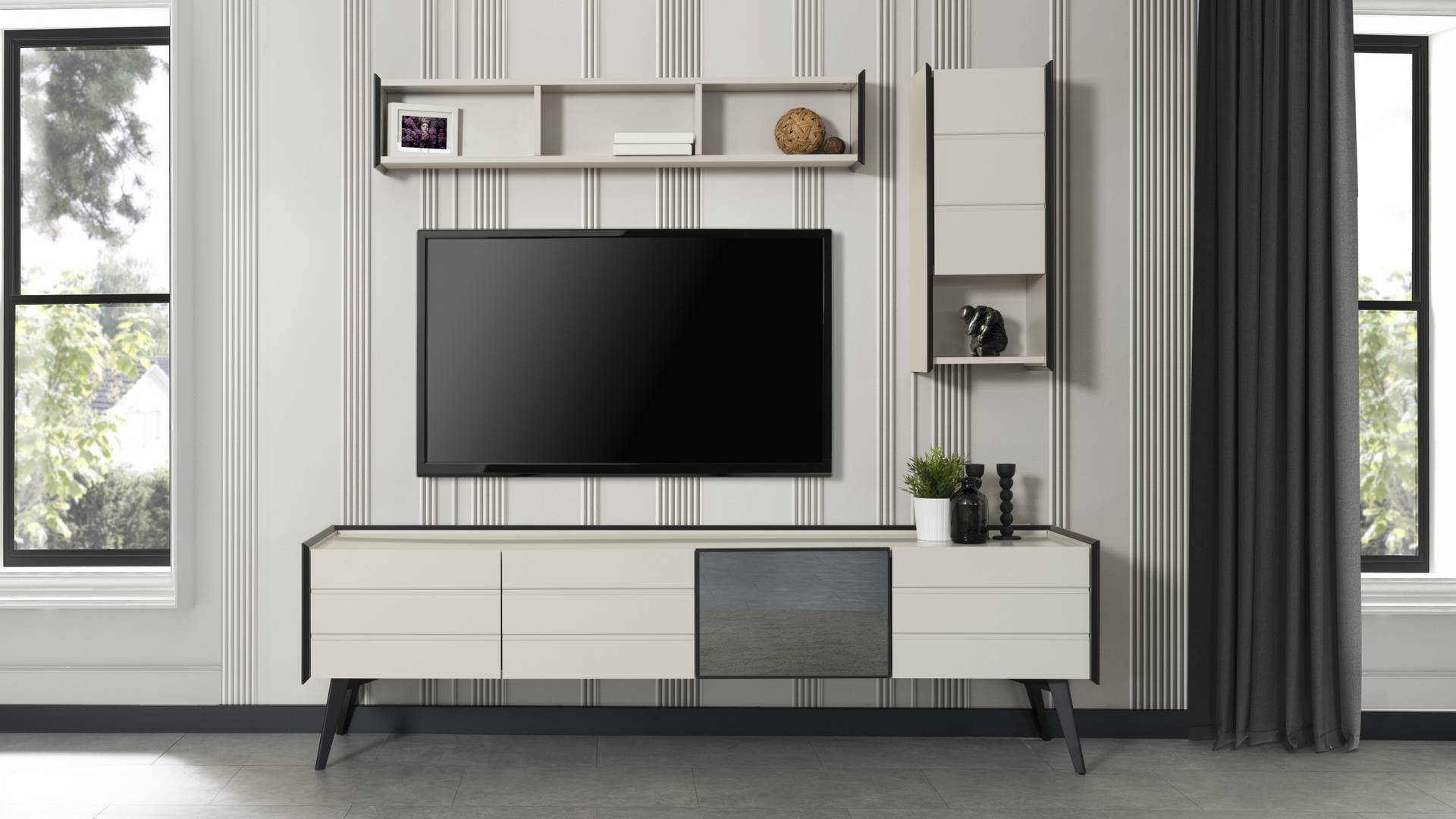 MONA TV ÜNİTESİ modern tasarımı ile dikkat çekiyor